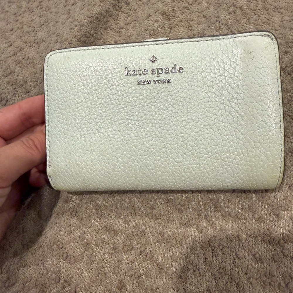 Kate Spade light grey Textured Wallet